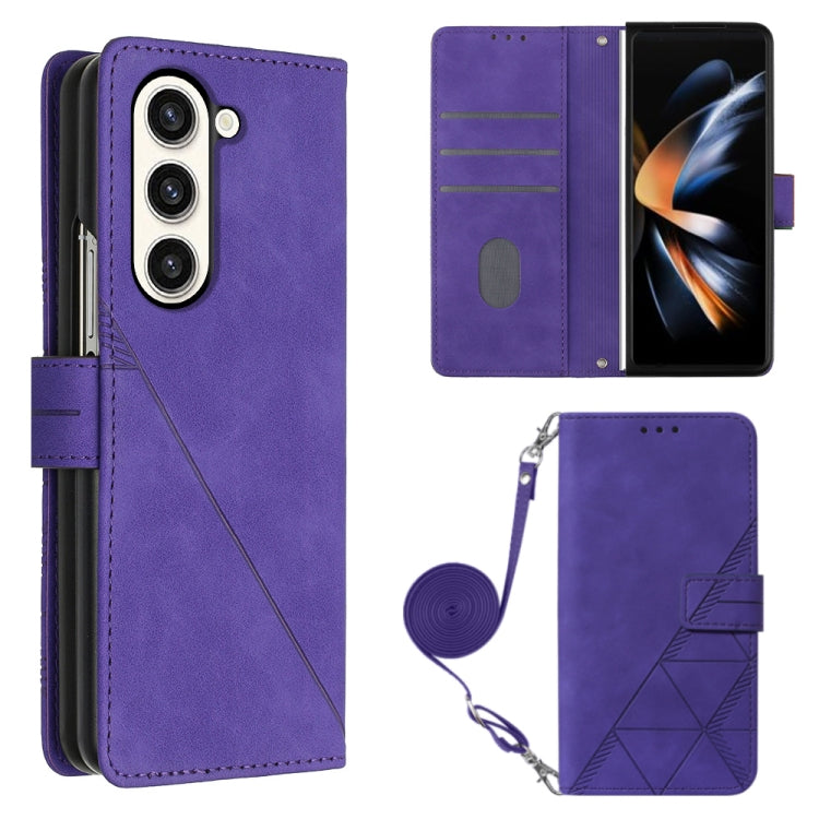 Crossbody 3D Embossed Flip Leather Phone Case, For Samsung Galaxy A25 5G / A24, For Samsung Galaxy A15, For Samsung Galaxy Z Fold5 5G, For Samsung Galaxy Z Flip5 5G, For Samsung Galaxy S23 FE 5G, For Samsung Galaxy A05, For Samsung Galaxy A05s