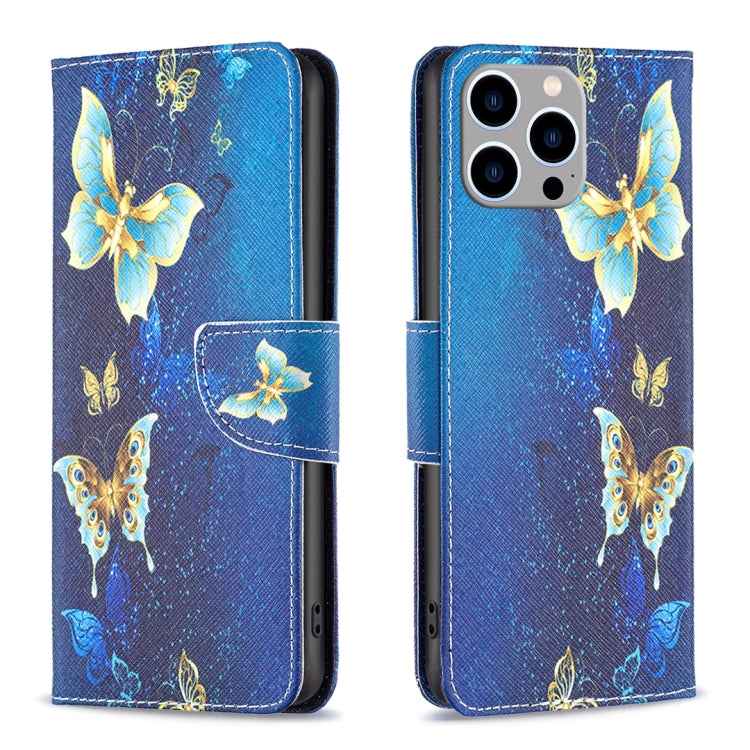 Colored Drawing Pattern Flip Leather Phone Case