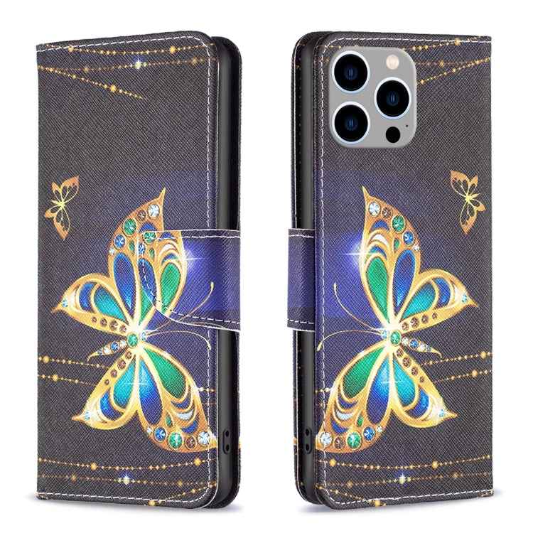 Colored Drawing Pattern Flip Leather Phone Case
