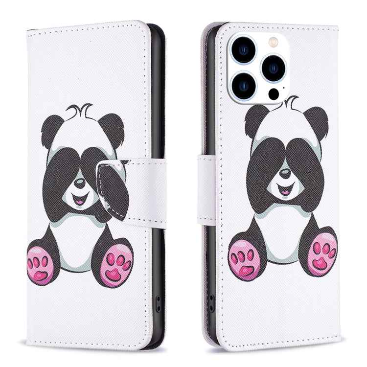 Colored Drawing Pattern Flip Leather Phone Case