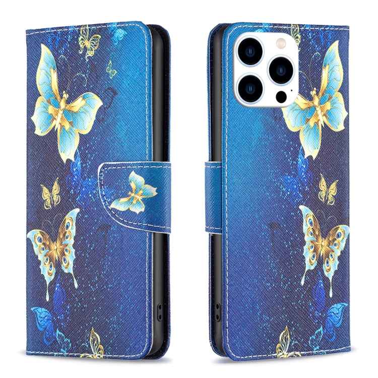 Colored Drawing Pattern Flip Leather Phone Case