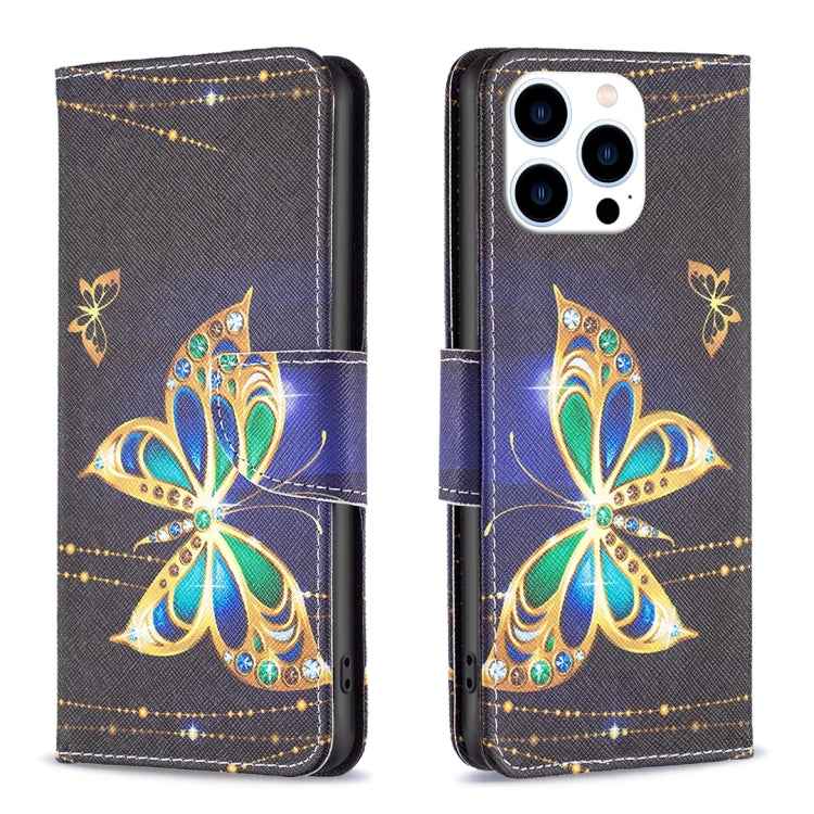Colored Drawing Pattern Flip Leather Phone Case
