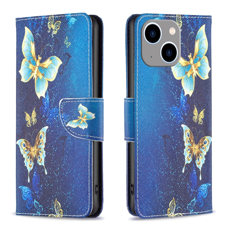 Colored Drawing Pattern Flip Leather Phone Case