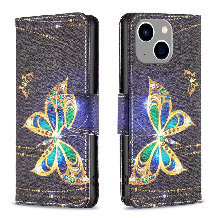 Colored Drawing Pattern Flip Leather Phone Case
