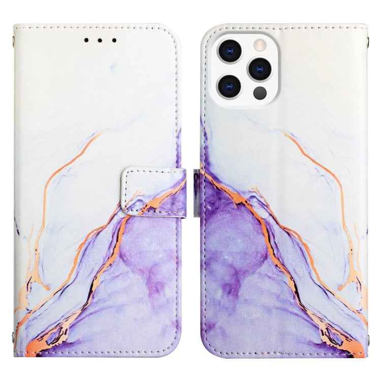 PT003 Marble Pattern Flip Leather Phone Case, For iPhone 15 Pro Max, For iPhone 15 Pro, For iPhone 15 Plus, For iPhone 15, For iPod Touch 7 / 6 / 5