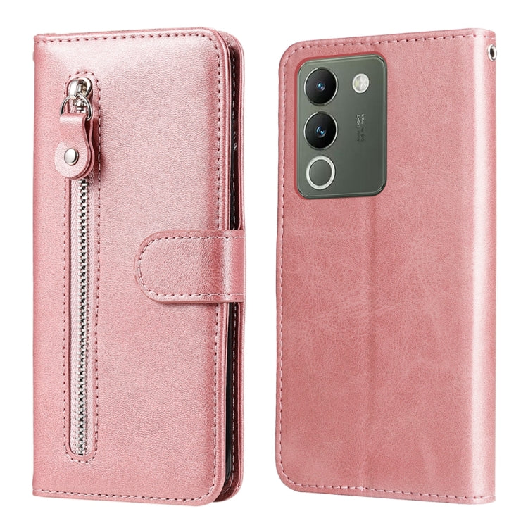 Fashion Calf Texture Zipper Leather Phone Case, For vivo Y03 4G, For vivo Y200 / V29e Global, For vivo Y17s, For vivo Y36 4G / 5G Global, For vivo Y78 5G Global