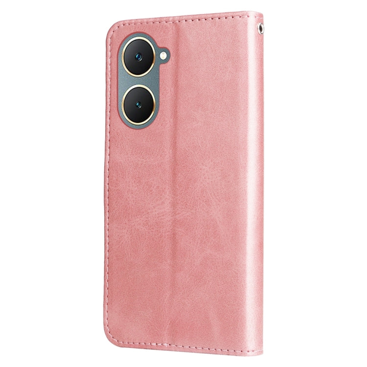 Fashion Calf Texture Zipper Leather Phone Case, For vivo Y03 4G, For vivo Y200 / V29e Global, For vivo Y17s, For vivo Y36 4G / 5G Global, For vivo Y78 5G Global