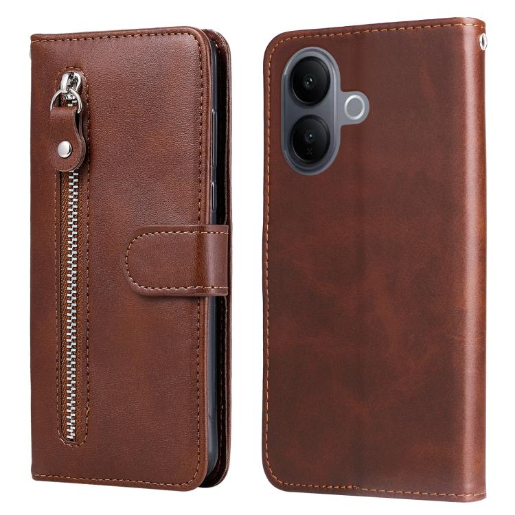 Fashion Calf Texture Zipper Leather Phone Case, For vivo Y600 Pro 5G, For vivo Y21 5G 2026 / vivo Y05 4G, For vivo V70 FE 5G, For vivo S50 5G / V70 5G, For vivo Y500 Pro 5G, For vivo X300 Pro, For vivo X300, For vivo V60 Lite 4G / 5G, For vivo Y31 5G 2025