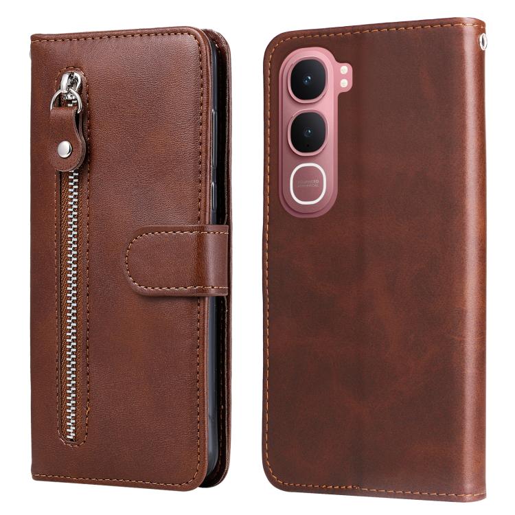 Fashion Calf Texture Zipper Leather Phone Case, For vivo Y600 Pro 5G, For vivo Y21 5G 2026 / vivo Y05 4G, For vivo V70 FE 5G, For vivo S50 5G / V70 5G, For vivo Y500 Pro 5G, For vivo X300 Pro, For vivo X300, For vivo V60 Lite 4G / 5G, For vivo Y31 5G 2025