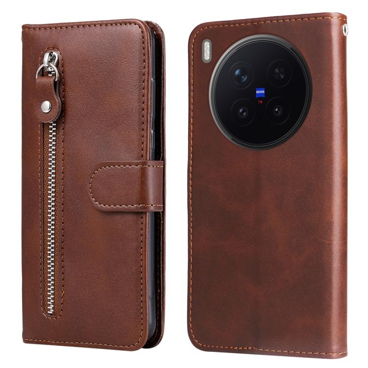 Fashion Calf Texture Zipper Leather Phone Case, For vivo Y600 Pro 5G, For vivo Y21 5G 2026 / vivo Y05 4G, For vivo V70 FE 5G, For vivo S50 5G / V70 5G, For vivo Y500 Pro 5G, For vivo X300 Pro, For vivo X300, For vivo V60 Lite 4G / 5G, For vivo Y31 5G 2025