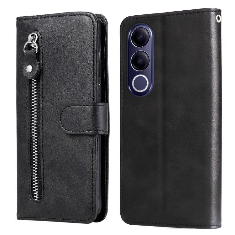 Fashion Calf Texture Zipper Leather Phone Case, For vivo Y600 Pro 5G, For vivo Y21 5G 2026 / vivo Y05 4G, For vivo V70 FE 5G, For vivo S50 5G / V70 5G, For vivo Y500 Pro 5G, For vivo X300 Pro, For vivo X300, For vivo V60 Lite 4G / 5G, For vivo Y31 5G 2025