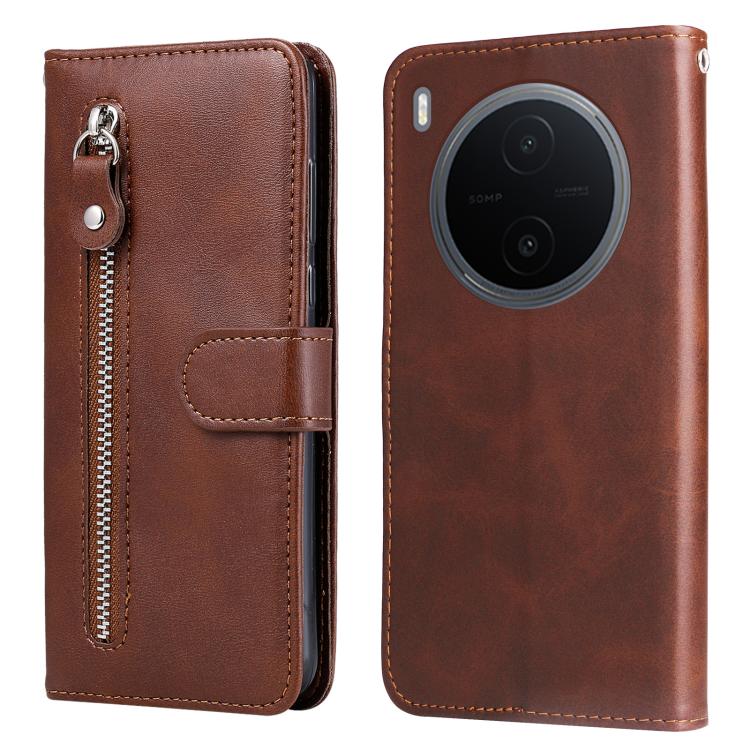 Fashion Calf Texture Zipper Leather Phone Case, For vivo Y600 Pro 5G, For vivo Y21 5G 2026 / vivo Y05 4G, For vivo V70 FE 5G, For vivo S50 5G / V70 5G, For vivo Y500 Pro 5G, For vivo X300 Pro, For vivo X300, For vivo V60 Lite 4G / 5G, For vivo Y31 5G 2025
