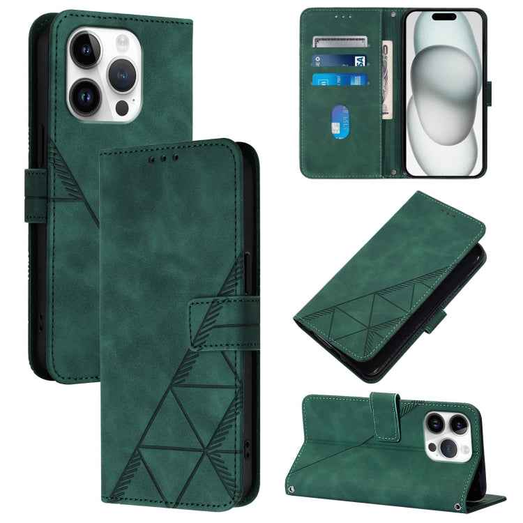 Crossbody 3D Embossed Flip Leather Phone Case, For iPhone 16e / 17e, For iPhone 17 Pro Max, For iPhone 17 Pro, For iPhone 17, For iPhone Air, For iPhone 16 Pro Max, For iPhone 16 Pro, For iPhone 16 Plus