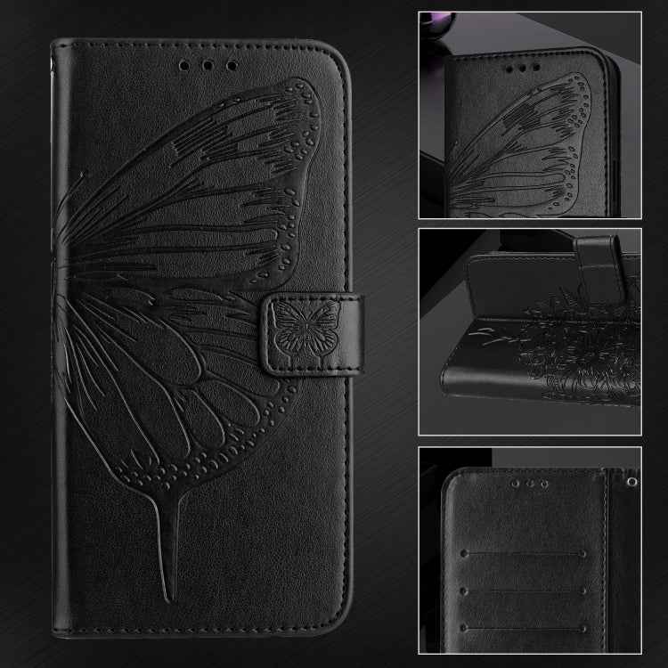 Embossed Butterfly Leather Phone Case, For iPhone 16 Pro, For iPhone 16 Plus, For iPhone 16, For iPhone 15 Pro Max, For iPhone 15 Pro, For iPhone 15 Plus