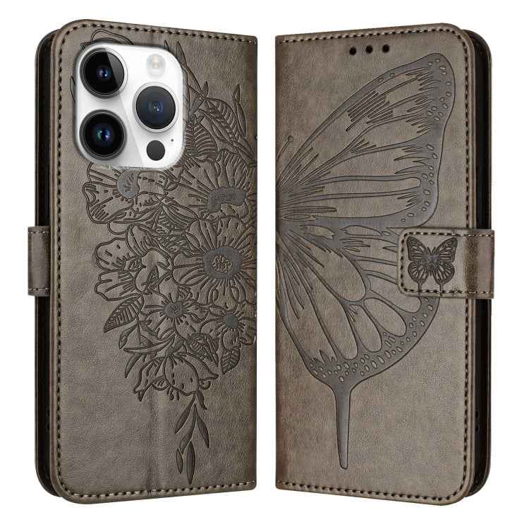 Embossed Butterfly Leather Phone Case, For iPhone 16 Pro, For iPhone 16 Plus, For iPhone 16, For iPhone 15 Pro Max, For iPhone 15 Pro, For iPhone 15 Plus