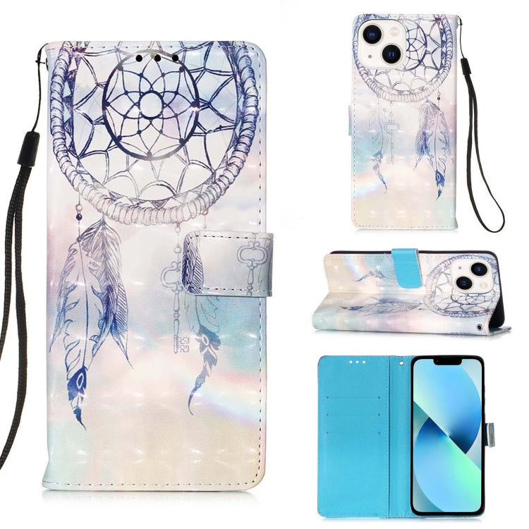 3D Painting Horizontal Flip Leather Phone Case, For iPhone 16 Pro, For iPhone 16 Plus, For iPhone 16, For iPhone 15 Pro Max, For iPhone 15 Pro, For iPhone 15 Plus
