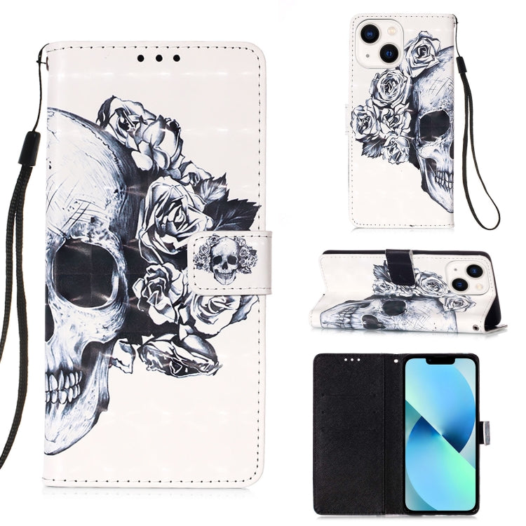 3D Painting Horizontal Flip Leather Phone Case, For iPhone 16 Pro, For iPhone 16 Plus, For iPhone 16, For iPhone 15 Pro Max, For iPhone 15 Pro, For iPhone 15 Plus