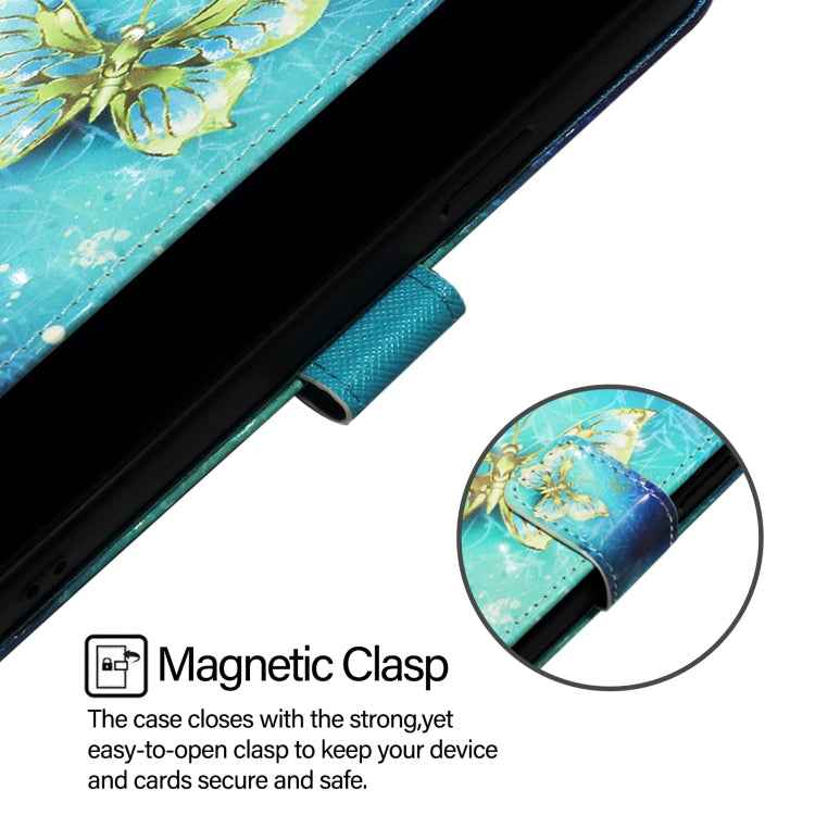 3D Painting Horizontal Flip Leather Phone Case, For iPhone 17e / 16e, For iPhone 17 Pro Max, For iPhone 17 Pro, For iPhone 17, For iPhone Air, For iPhone 16 Pro Max