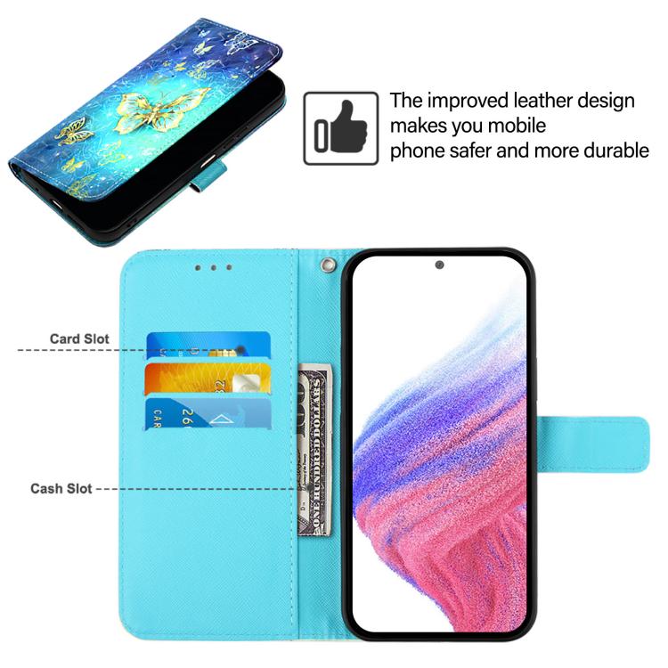 3D Painting Horizontal Flip Leather Phone Case, For iPhone 17e / 16e, For iPhone 17 Pro Max, For iPhone 17 Pro, For iPhone 17, For iPhone Air, For iPhone 16 Pro Max