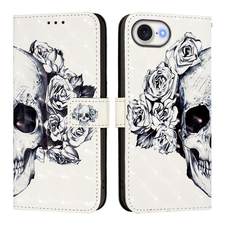 3D Painting Horizontal Flip Leather Phone Case, For iPhone 17e / 16e, For iPhone 17 Pro Max, For iPhone 17 Pro, For iPhone 17, For iPhone Air, For iPhone 16 Pro Max