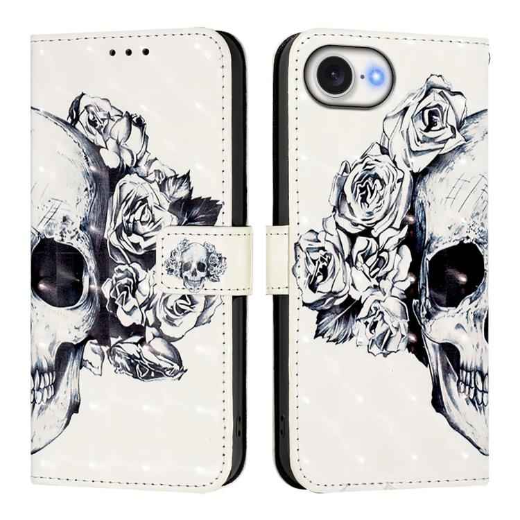 3D Painting Horizontal Flip Leather Phone Case, For iPhone 17e / 16e, For iPhone 17 Pro Max, For iPhone 17 Pro, For iPhone 17, For iPhone Air, For iPhone 16 Pro Max