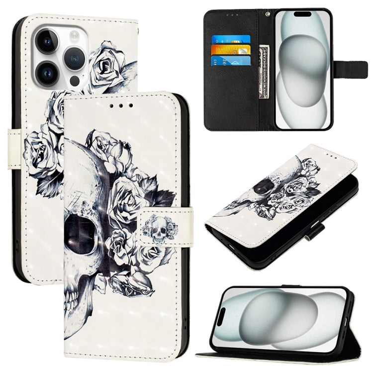 3D Painting Horizontal Flip Leather Phone Case, For iPhone 17e / 16e, For iPhone 17 Pro Max, For iPhone 17 Pro, For iPhone 17, For iPhone Air, For iPhone 16 Pro Max