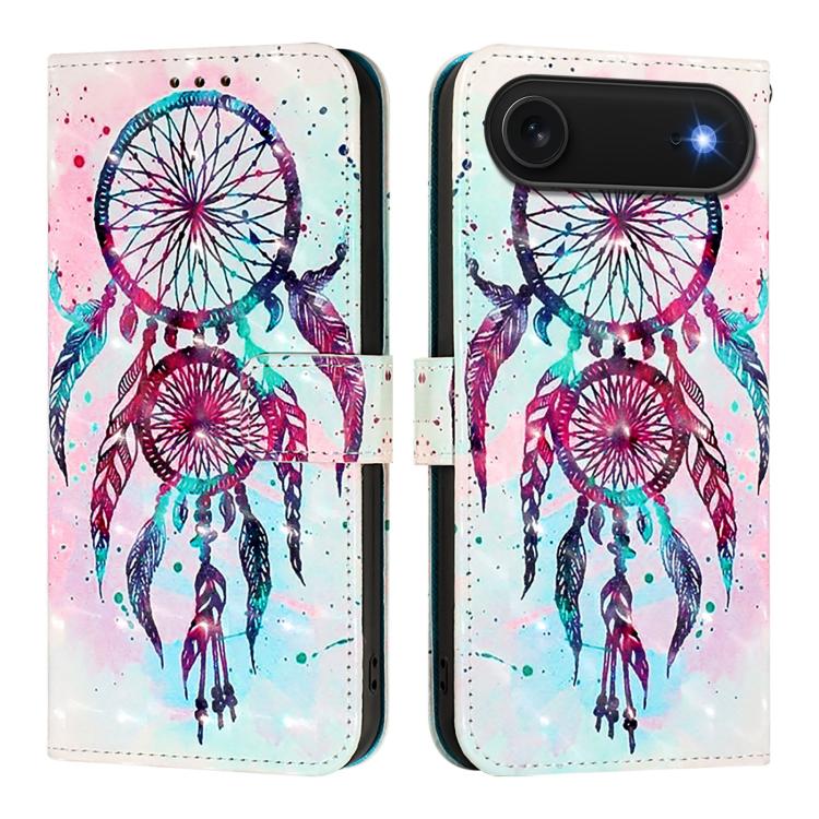 3D Painting Horizontal Flip Leather Phone Case, For iPhone 17e / 16e, For iPhone 17 Pro Max, For iPhone 17 Pro, For iPhone 17, For iPhone Air, For iPhone 16 Pro Max