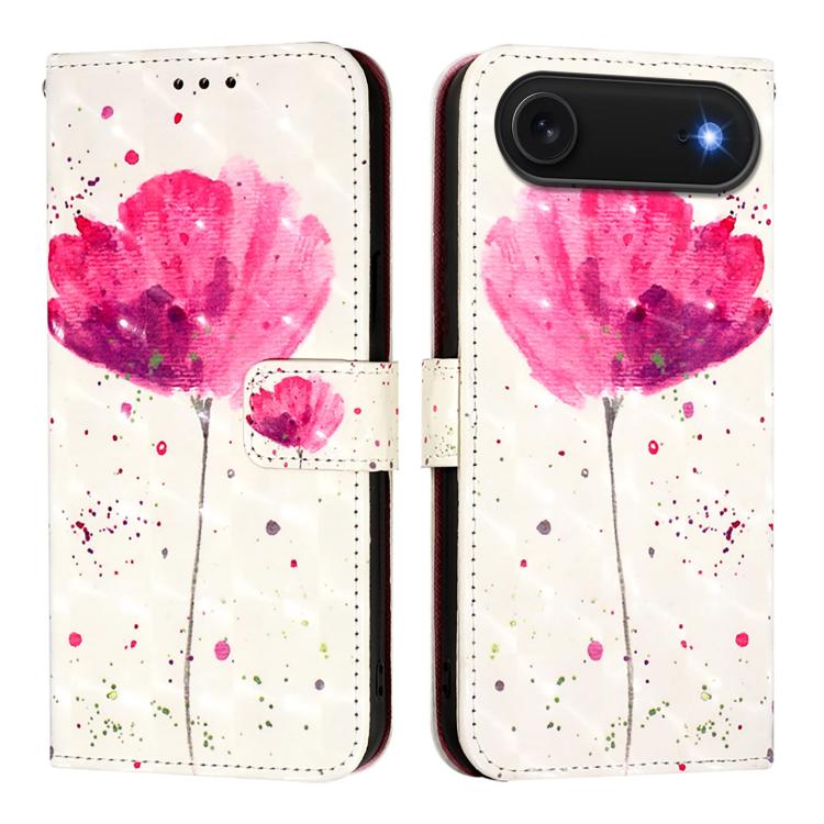 3D Painting Horizontal Flip Leather Phone Case, For iPhone 17e / 16e, For iPhone 17 Pro Max, For iPhone 17 Pro, For iPhone 17, For iPhone Air, For iPhone 16 Pro Max