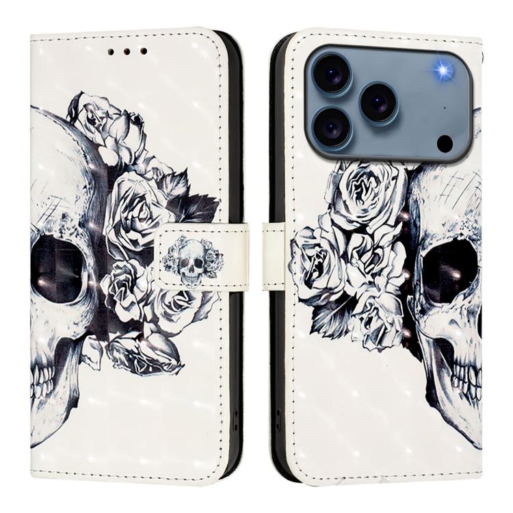 3D Painting Horizontal Flip Leather Phone Case, For iPhone 17e / 16e, For iPhone 17 Pro Max, For iPhone 17 Pro, For iPhone 17, For iPhone Air, For iPhone 16 Pro Max
