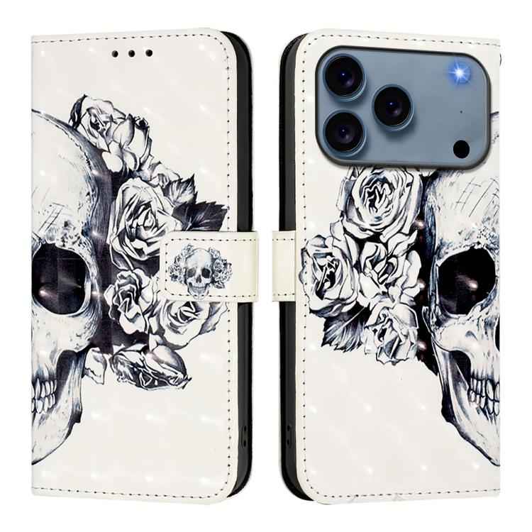 3D Painting Horizontal Flip Leather Phone Case, For iPhone 17e / 16e, For iPhone 17 Pro Max, For iPhone 17 Pro, For iPhone 17, For iPhone Air, For iPhone 16 Pro Max