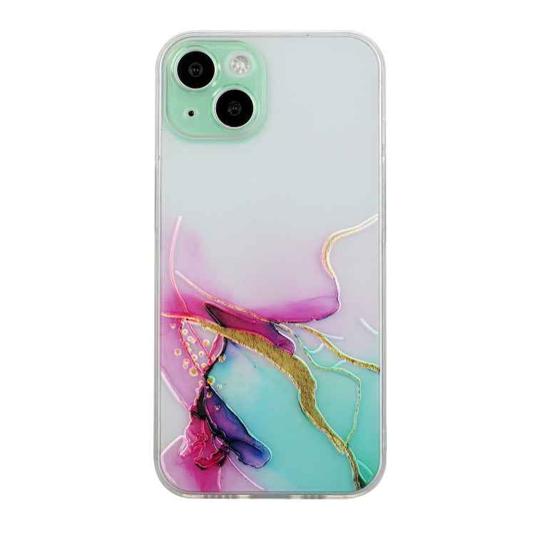 Hollow Marble Pattern TPU Straight Edge Phone Case