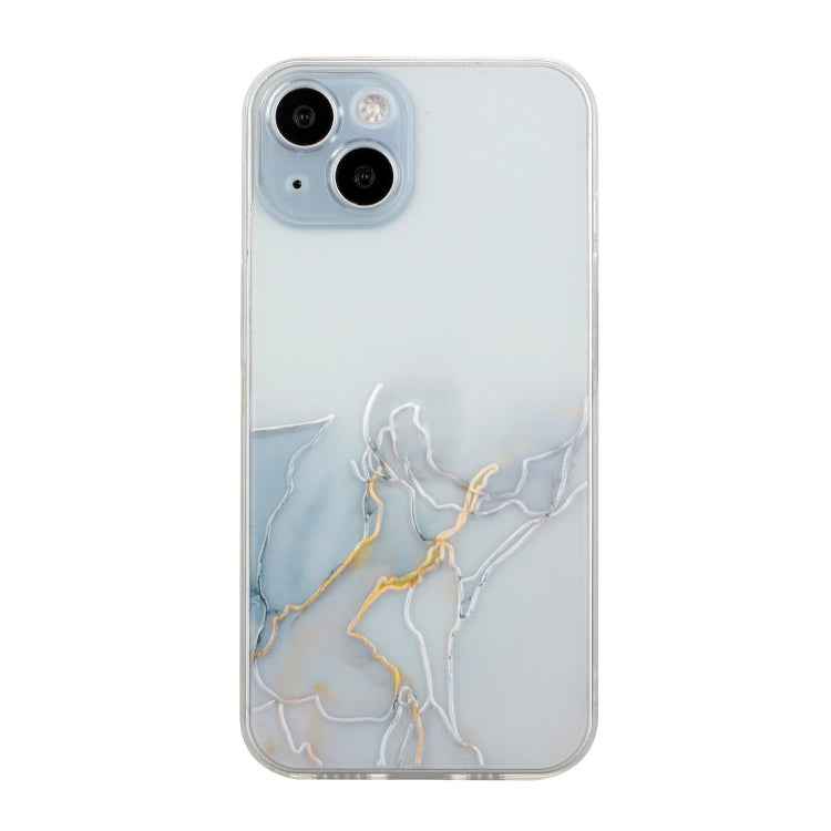Hollow Marble Pattern TPU Straight Edge Phone Case