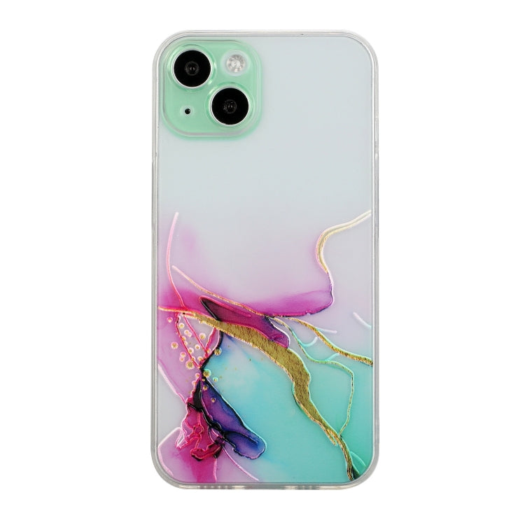 Hollow Marble Pattern TPU Straight Edge Phone Case