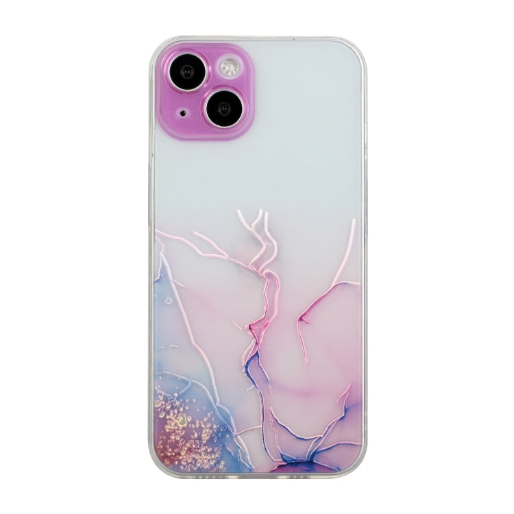 Hollow Marble Pattern TPU Straight Edge Phone Case