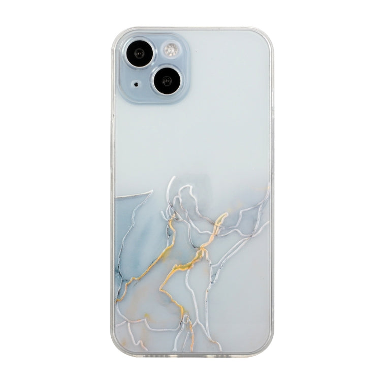 Hollow Marble Pattern TPU Straight Edge Phone Case