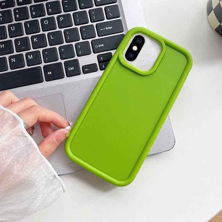Shockproof Frame Frosted TPU Phone Case, For iPhone X / XS, For iPhone XR, For iPhone XS Max, For iPhone 8 Plus / 7 Plus