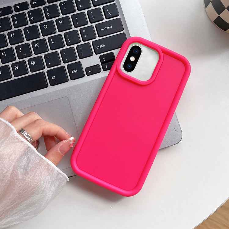 Shockproof Frame Frosted TPU Phone Case, For iPhone X / XS, For iPhone XR, For iPhone XS Max, For iPhone 8 Plus / 7 Plus