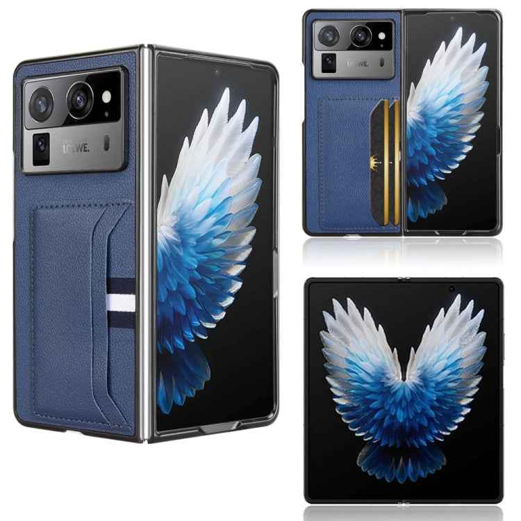 Litchi Texture Card Slots Back Cover Phone Case, For Tecno Phantom V Flip2, For Tecno Phantom V Fold2, For Tecno Phantom V Fold