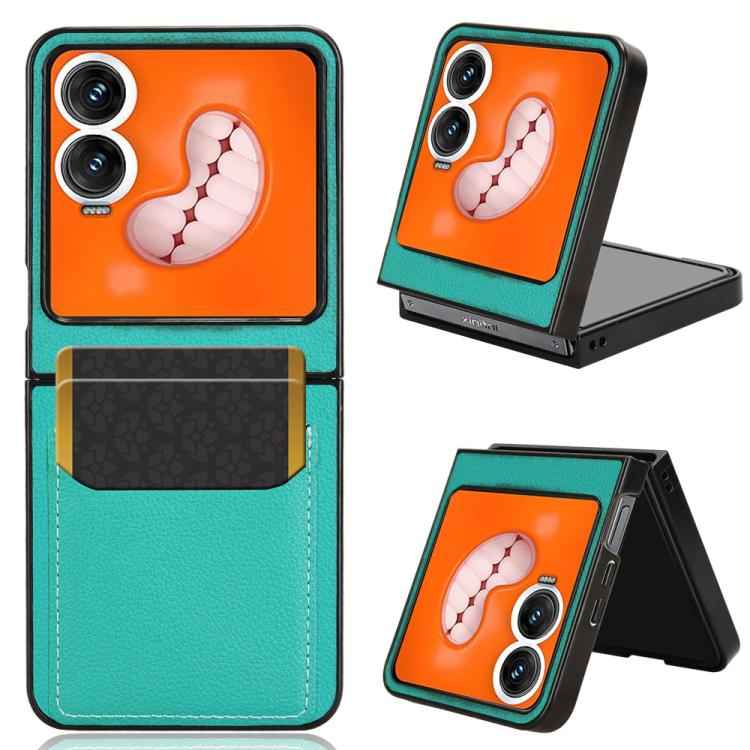 Litchi Texture Card Slots Back Cover Phone Case, For Tecno Phantom V Flip2, For Tecno Phantom V Fold2, For Tecno Phantom V Fold