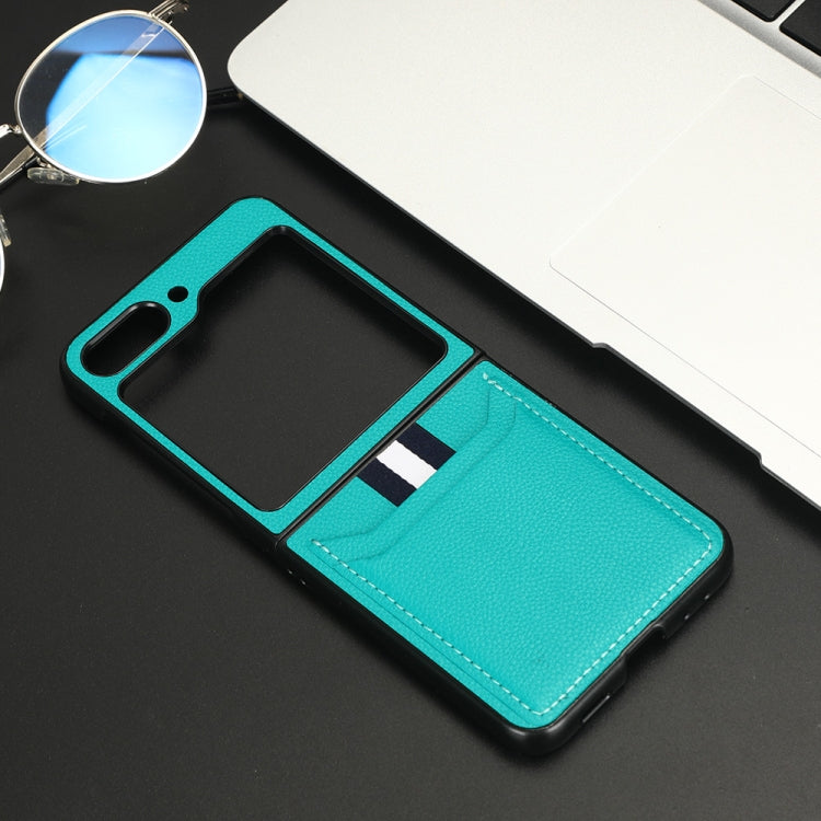 Litchi Texture Card Slots Back Cover Phone Case, For Samsung Galaxy Z Flip7 FE / Z Flip6, For Samsung Galaxy Z Fold7 5G, For Samsung Galaxy Z Flip7 5G, For Samsung Galaxy Z Fold6, For Samsung Galaxy Z Fold5, For Samsung Galaxy Z Flip5