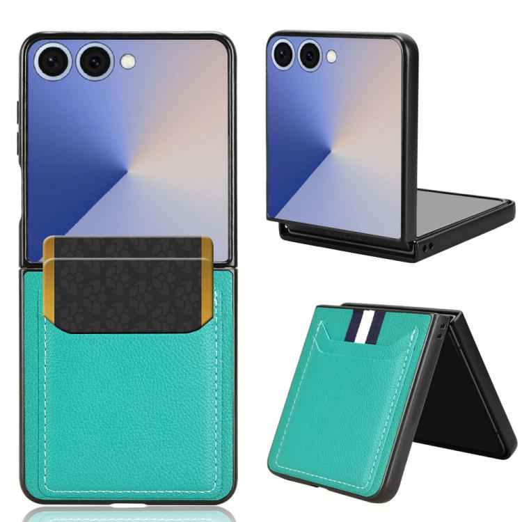 Litchi Texture Card Slots Back Cover Phone Case, For Samsung Galaxy Z Flip7 FE / Z Flip6, For Samsung Galaxy Z Fold7 5G, For Samsung Galaxy Z Flip7 5G, For Samsung Galaxy Z Fold6, For Samsung Galaxy Z Fold5, For Samsung Galaxy Z Flip5