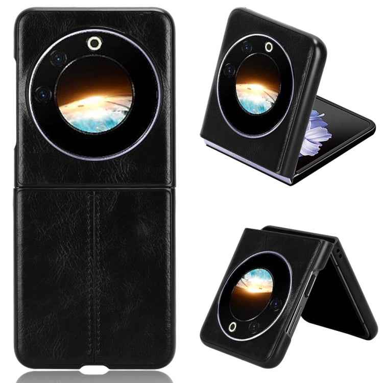 Cow Pattern Sewing Back Cover Phone Case, For Tecno Phantom V Flip2, For Tecno Phantom V Fold2, For Tecno Phantom V Flip, For Tecno Phantom V Fold