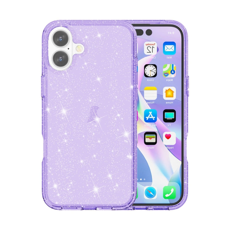 Shockproof Terminator Glitter Powder Phone Case, For iPhone 17e / 16e, For iPhone 16 Pro Max, For iPhone 16 Pro, For iPhone 16 Plus, For iPhone 16, For iPhone 15 Pro Max, For iPhone 15 Pro, For iPhone 15 Plus, For iPhone 15