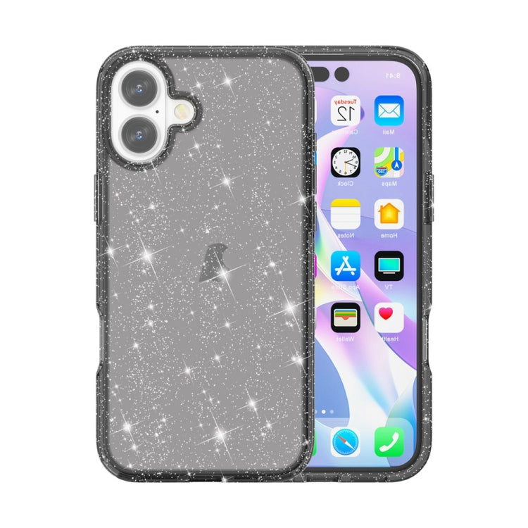Shockproof Terminator Glitter Powder Phone Case, For iPhone 17e / 16e, For iPhone 16 Pro Max, For iPhone 16 Pro, For iPhone 16 Plus, For iPhone 16, For iPhone 15 Pro Max, For iPhone 15 Pro, For iPhone 15 Plus, For iPhone 15