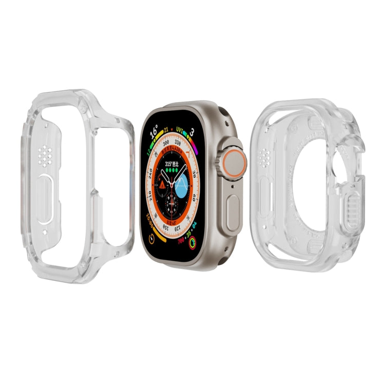 2-in-1 PC Hybrid TPU Armor Watch Case, For Apple Watch Series 6 / 5 / 4 / SE 44mm, For Apple Watch Series 6 / 5 / 4 / SE 40mm, For Apple Watch Ultra 3 / 2 / 1 49mm, For Apple Watch Series 9 / 8 / 7 45mm, For Apple Watch Series 9 / 8 / 7 41mm