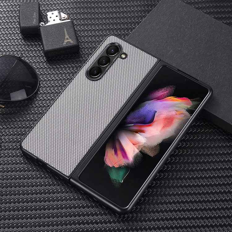 Nylon Cloth Texture Shockproof PC+TPU Phone Case, For Samsung Galaxy Z Fold5