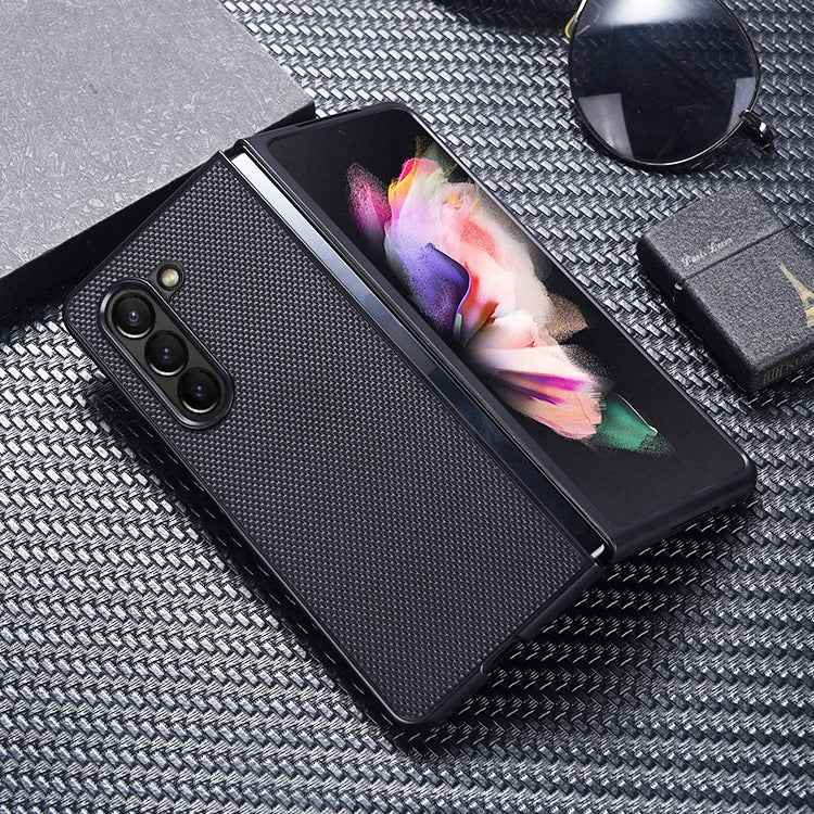 Nylon Cloth Texture Shockproof PC+TPU Phone Case, For Samsung Galaxy Z Fold5
