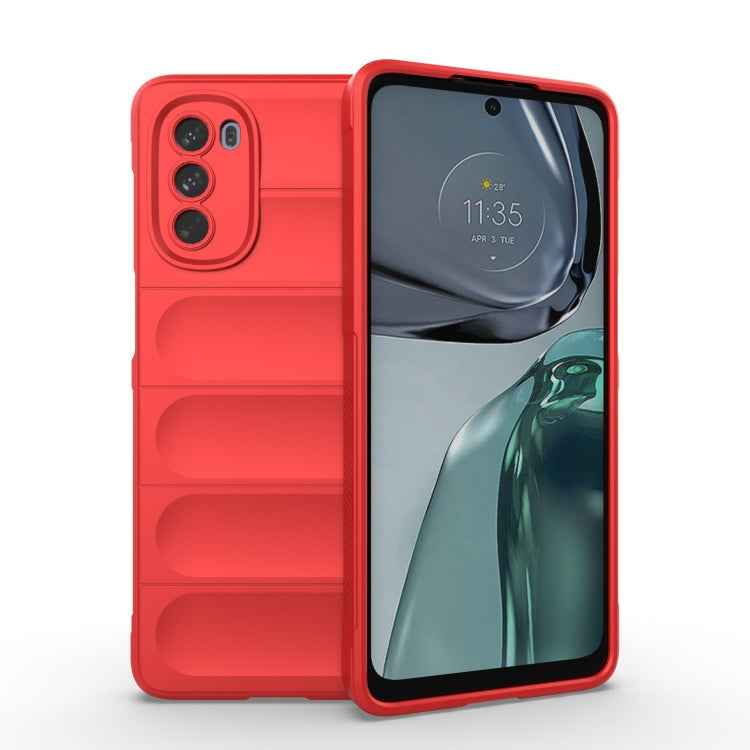 Magic Shield TPU + Flannel Phone Case, For Motorola Moto G62 5G