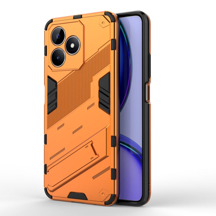 Punk Armor 2 in 1 PC + TPU Phone Case with Holder, For Realme 12 5G Global, For Realme 12+ 5G Global, For Realme 12 Pro 5G Global, For Realme C67 4G Global, For Realme 11 4G Global, For Realme C53 4G