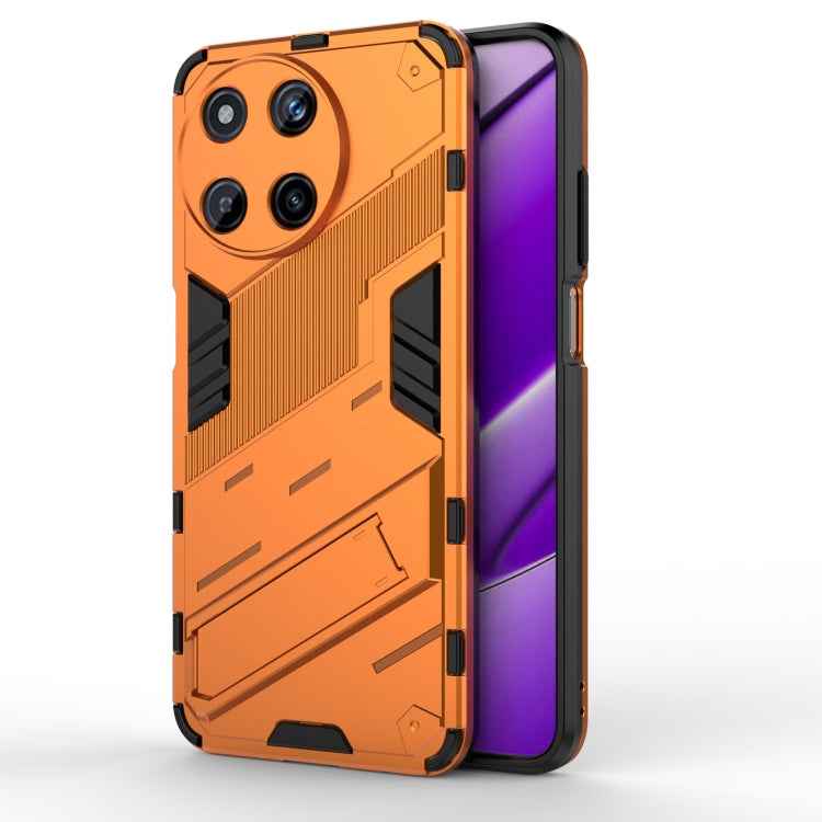 Punk Armor 2 in 1 PC + TPU Phone Case with Holder, For Realme 12 5G Global, For Realme 12+ 5G Global, For Realme 12 Pro 5G Global, For Realme C67 4G Global, For Realme 11 4G Global, For Realme C53 4G
